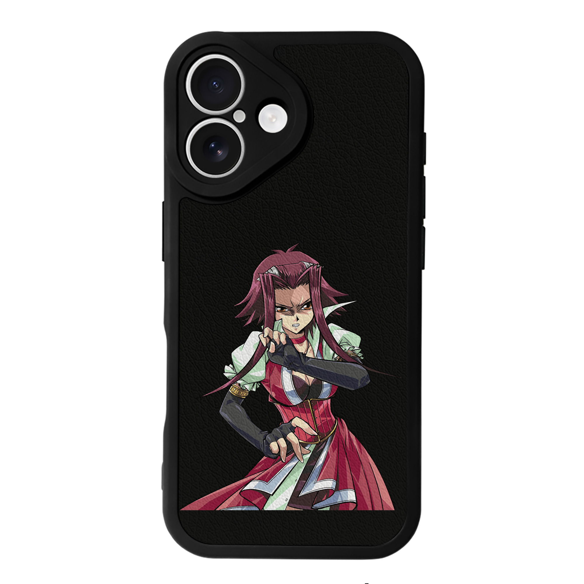 （画像用） 遊☆戯☆王 Yu-Gi-Oh! 【iPhone 16シリーズ対応】シリコンスマホケース（レザー調） 材質：シリコン